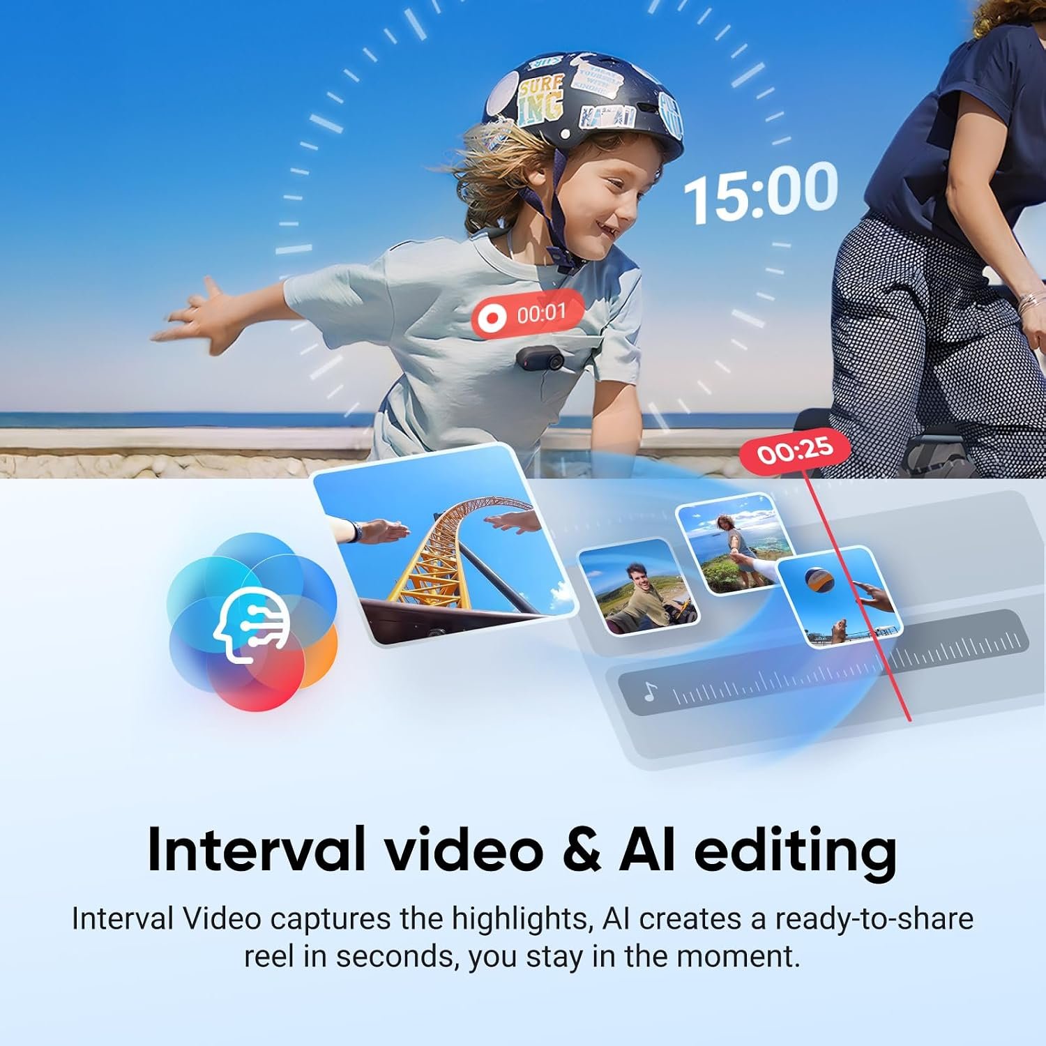 Insta360 GO 3S - 128 GB Black 4K Tiny Portable Vlogging Camera, Hands-Free POVs, Mount Anywhere, Stabilization, 140 Min Battery Life, 10m Waterproof, Pet POV (Renewed) - Image 7