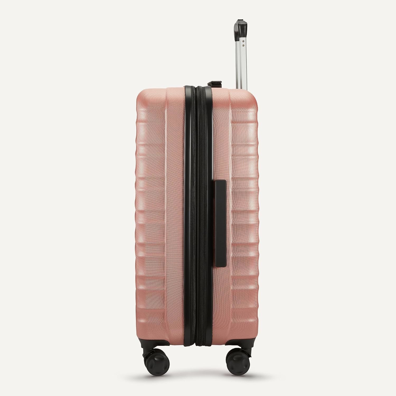 Amazon Basics 30" Hardside Large Checked Luggage, Expandable For Up to 15% More Space, Scratch-Resistant Surface, Four Multi-directional Wheels, Rose Gold - Image 5