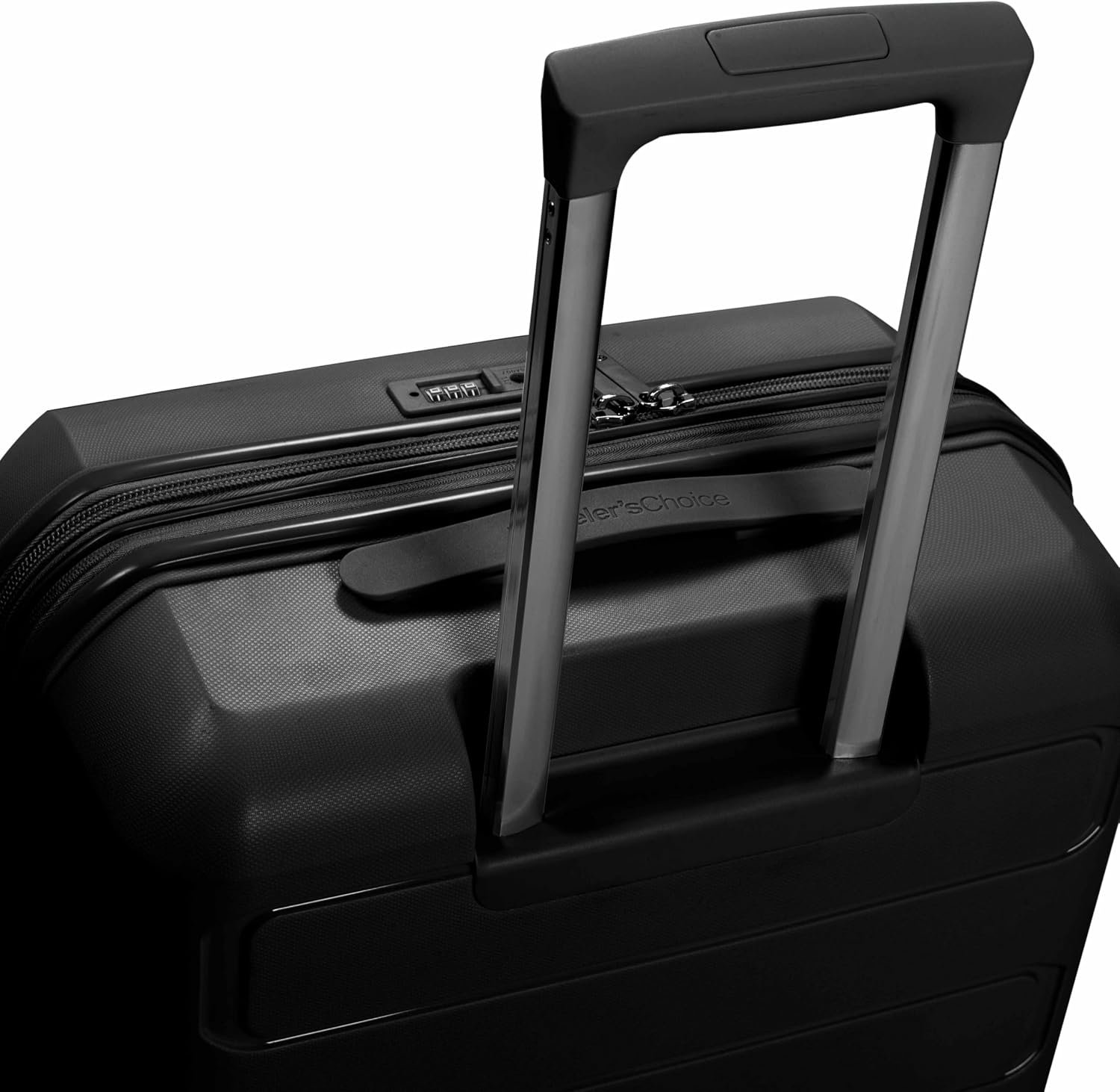 Traveler's Choice Pagosa Hardshell Expandable Luggage with Spinner Wheels, Black, 22-Inch Carry-on - Image 11