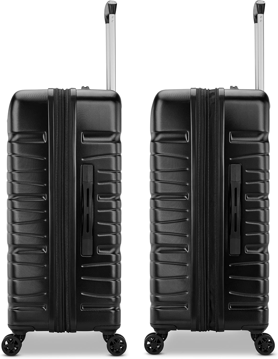 Samsonite Evolve SE Hardside Expandable Luggage with Double Spinner Wheels, Bass Black, Carry-on - Image 3