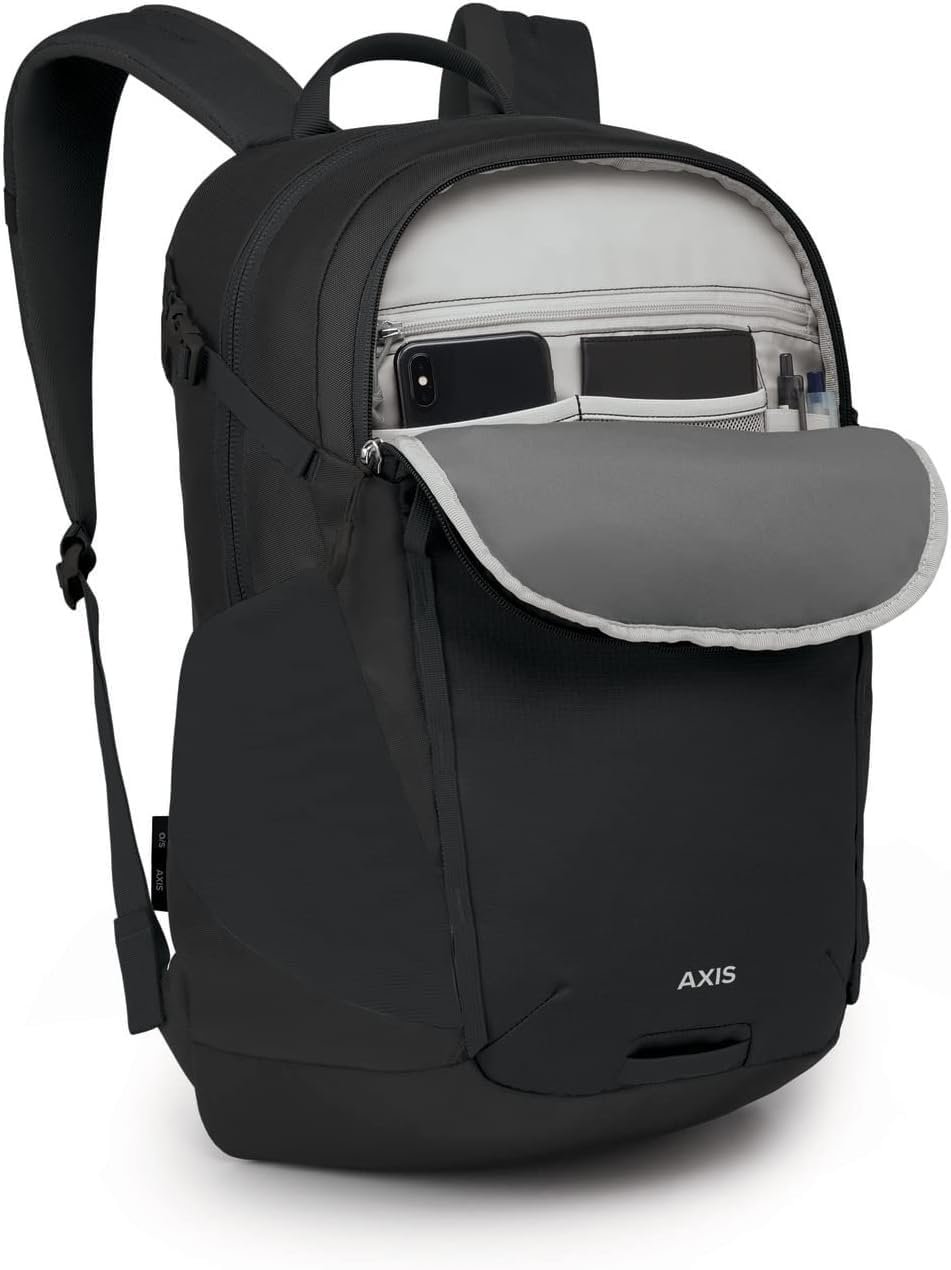 Osprey Axis Laptop Backpack – Sleek Everyday Pack with Laptop Sleeve, Water Bottle Pockets & Compression Straps - Image 6