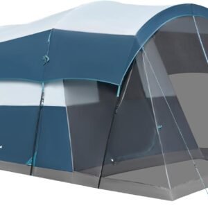 PORTAL 6/8/10 Person Family Camping Tent with Screen Room | Portable 8 Person Tent Outdoor Design; Durable Construction; Easy Setup & Storage