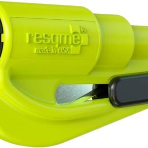 RESQME The Original Compact Emergency Keychain Car Escape Tool, Seatbelt Cutter and Window Breaker, Made in USA, Pack of 2