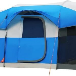 PORTAL 6/8/10 Person Family Camping Tent with Screen Room | Portable 8 Person Tent Outdoor Design; Durable Construction; Easy Setup & Storage