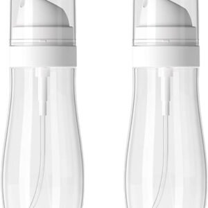 Yolaist Small Spray Bottle with Fine Mist, 2 Pack 3.4oz/100ml TSA Approved Travel Size, Refillable Empty Mister Spray Bottles for Hair, Face, Plants, Cleaning, Cosmetics & Essential Oils