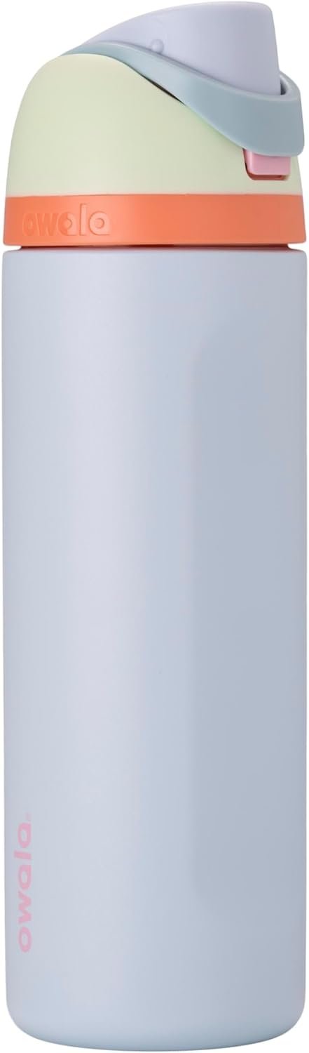Owala FreeSip Stainless Steel Water Bottle 24 oz Beach House