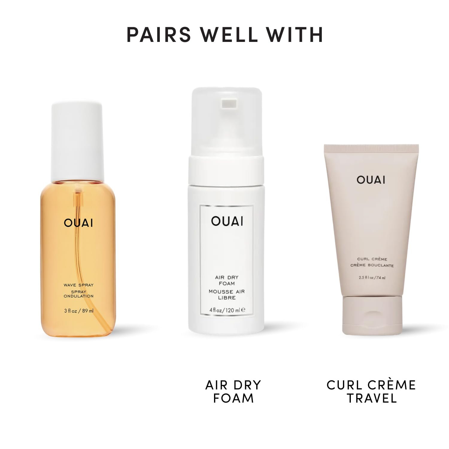 OUAI Travel Size Wave Spray - Texture Spray for Hair with Coconut Oil and Rice Protein - Adds Texture, Volume & Shine for Beach Waves - Paraben Free, Safe for Color & Keratin-Treated Hair (3 fl oz) - Image 8