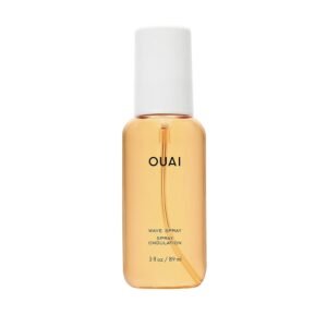 OUAI Travel Size Wave Spray - Texture Spray for Hair with Coconut Oil and Rice Protein - Adds Texture, Volume & Shine for Beach Waves - Paraben Free, Safe for Color & Keratin-Treated Hair (3 fl oz)