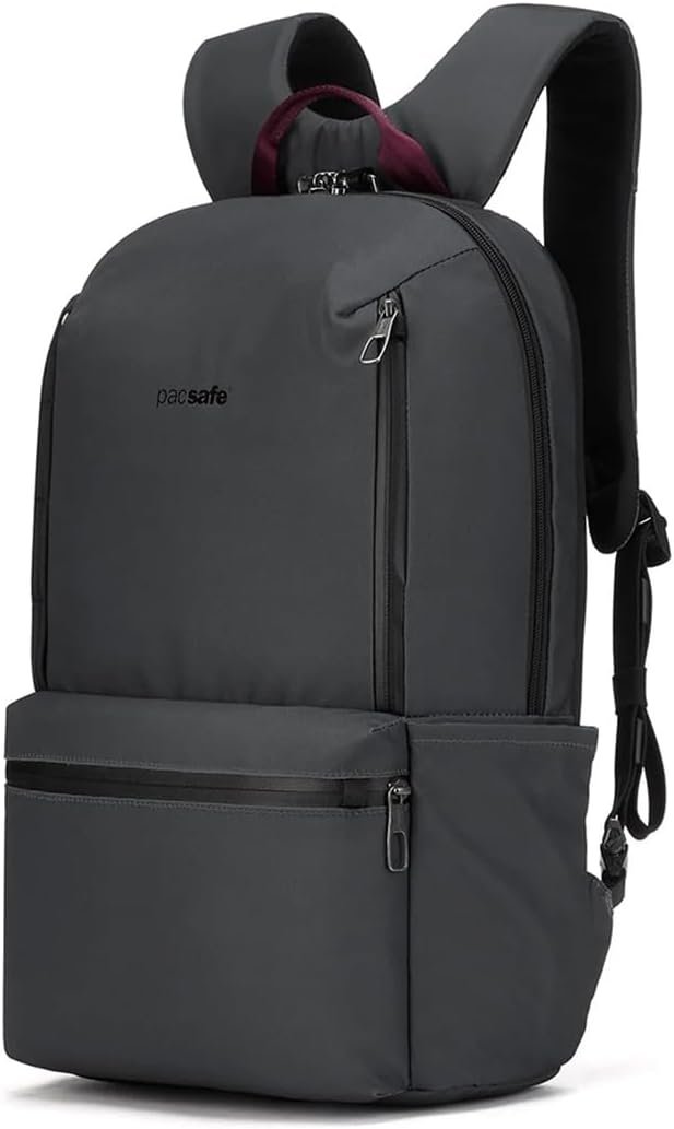 Pacsafe Metrosafe X Anti Theft 20L Backpack-with Padded 16" Laptop Sleeve, Slate, 20 Liter