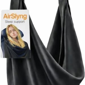 The Slyng-Premium Travel Blanket System – Airplane Sleep Support, Blanket Body Sling for Deep Sleep | Ultra-Soft, Breathable, Compact Carry-On Travel Essential for Long Flights and Car Road Trips