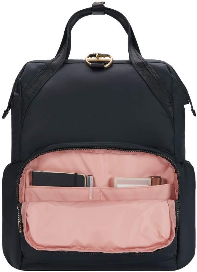 PacSafe Women's Citysafe CX 17L Anti Theft Backpack-Fits 16 inch Laptop, Black, One Size - Image 5