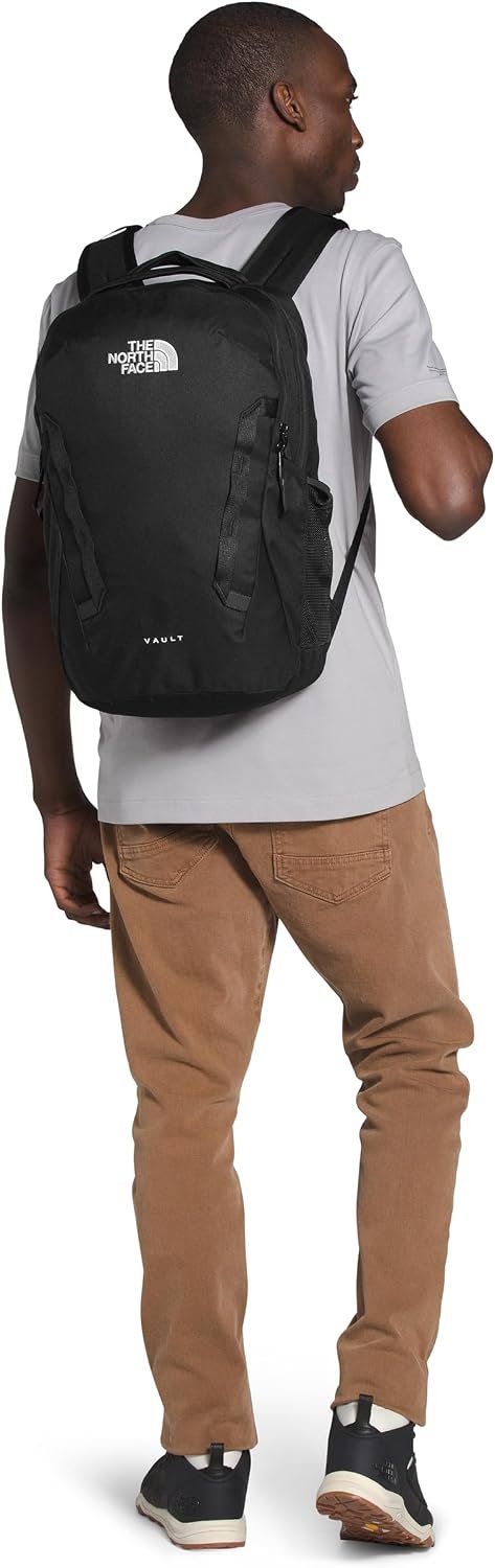 The North Face Vault Everyday Laptop Backpack, TNF Black-NPF, One Size | Commuter Travel Bag, Water-Repellent Finish, Spacious Compartment - Image 7