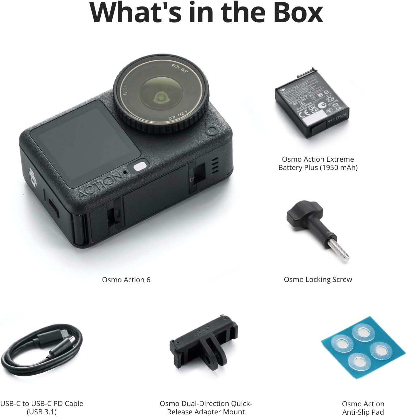 DJI Osmo Action 6 Essential Combo, 8K Waterproof Action Camera | 1/1.1" Square Sensor, Variable Aperture of f/2.0–f/4.0, Rocksteady 3.0, Cold-Resistant, 4hrs Battery, 50GB Storage - Image 9