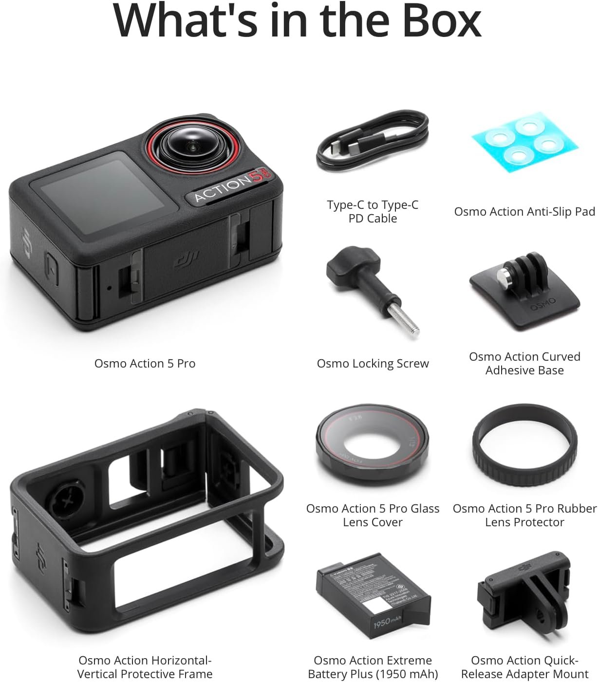 DJI Osmo Action 5 Pro Standard Combo, Waterproof Action Camera | 1/1.3" Sensor, 4K/120fps Video, Subject Tracking, Stabilization, Dual OLED Touchscreens, 47GB Storage, Vlogging Camera - Image 5