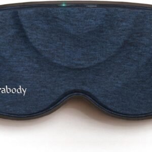 TheraGun Therabody Sleep Mask Ultra-Comfortable, 100% Blackout Sleep Eye Mask with Gentle Eye Massager Vibration for Stress Relief, Headache Relief & Self Care - Facial Massager for Women & Men