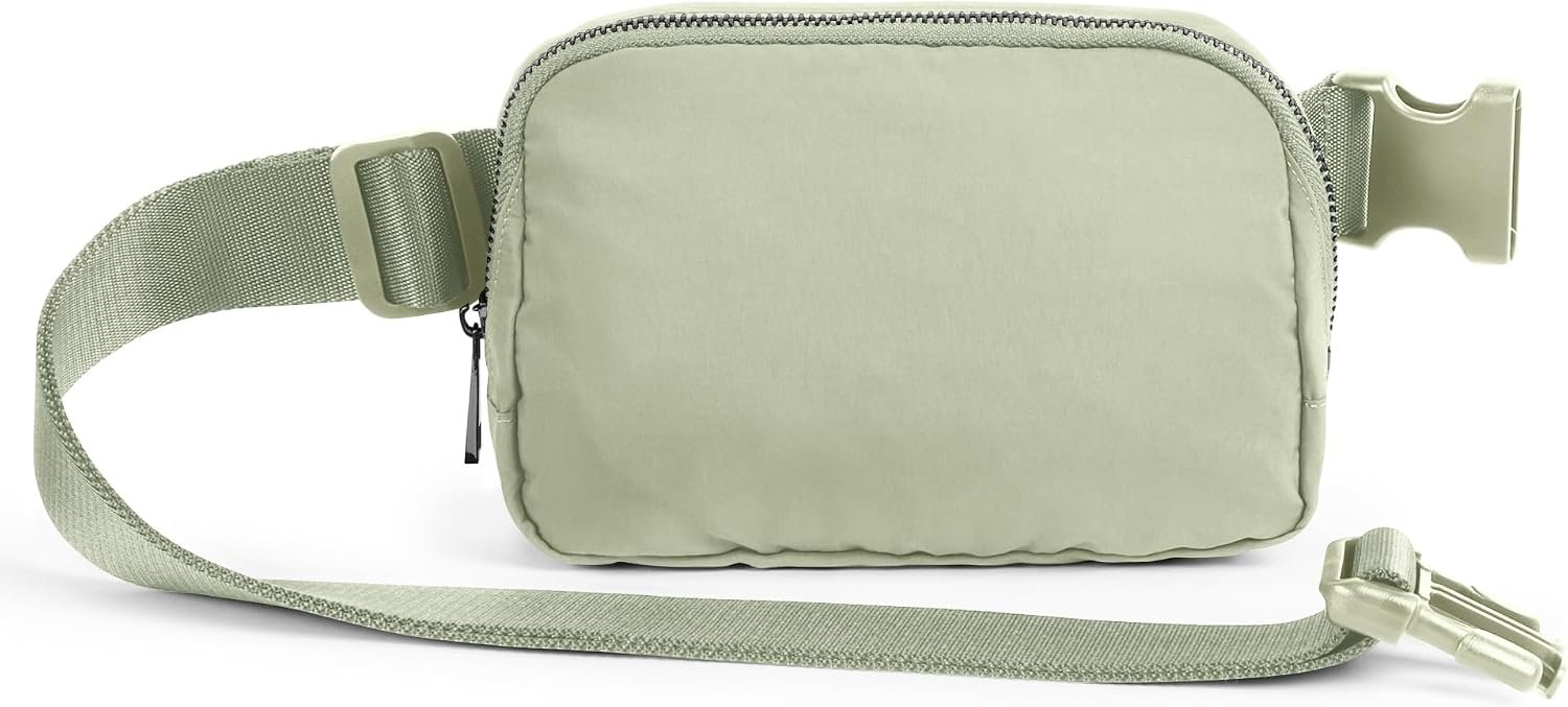 ODODOS Unisex Mini Belt Bag with Adjustable Strap Small Fanny Pack for Workout Running Traveling Hiking, Desert Sage - Image 3