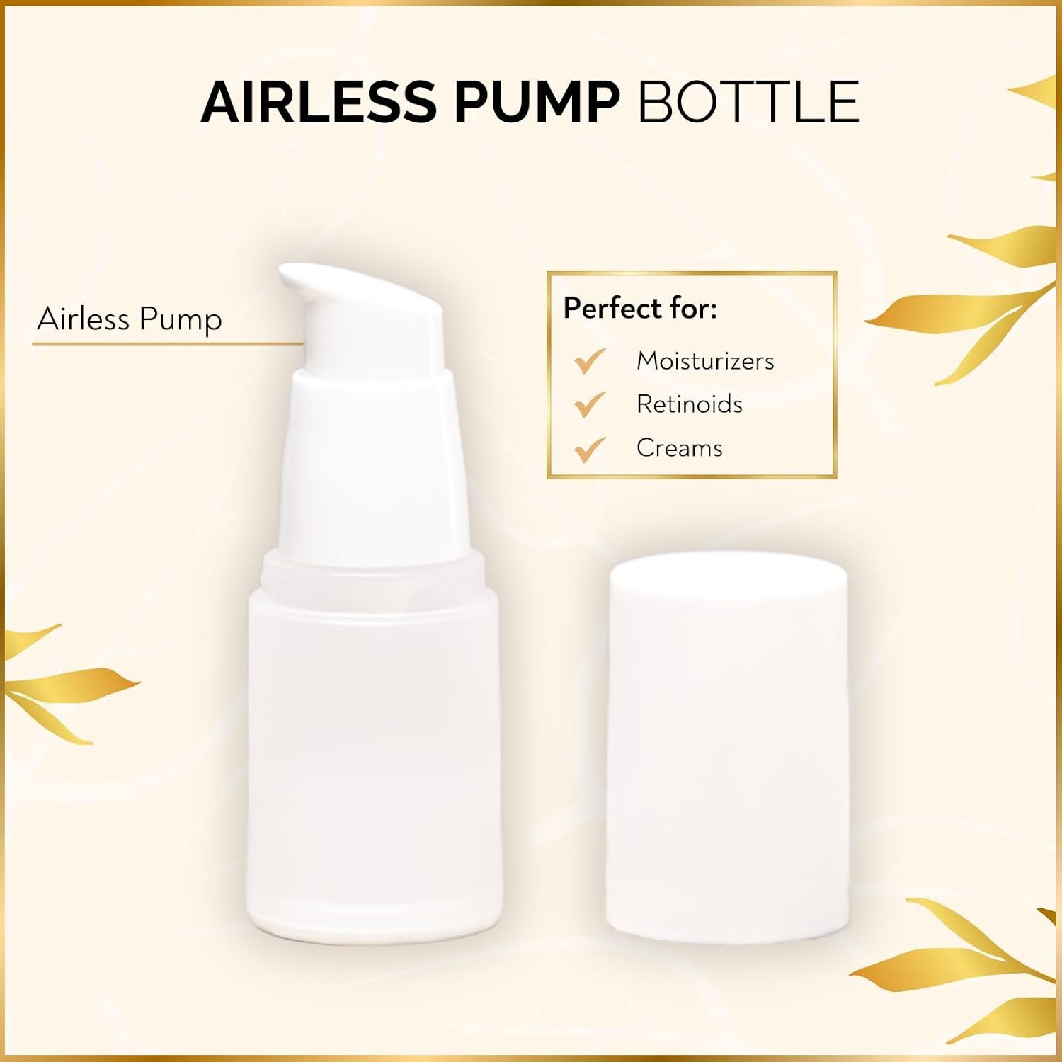 11 Piece Travel Skincare Containers Set - TSA Approved Toiletry Bag & Travel Size Toiletries Bottles - Airless Pump, Dropper Bottles & Travel Size Containers for Serums, Moisturizers, & Oils - Image 4