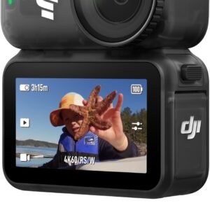DJI Osmo Nano Standard Combo (128GB), 4K Wearable Camera, 1/1.3″ Sensor | 1/1.3″ Sensor | 4K/60fps & 143° Wide FOV | 200-Min Battery | Swift Content Transfer | Magnetic Wearable Design