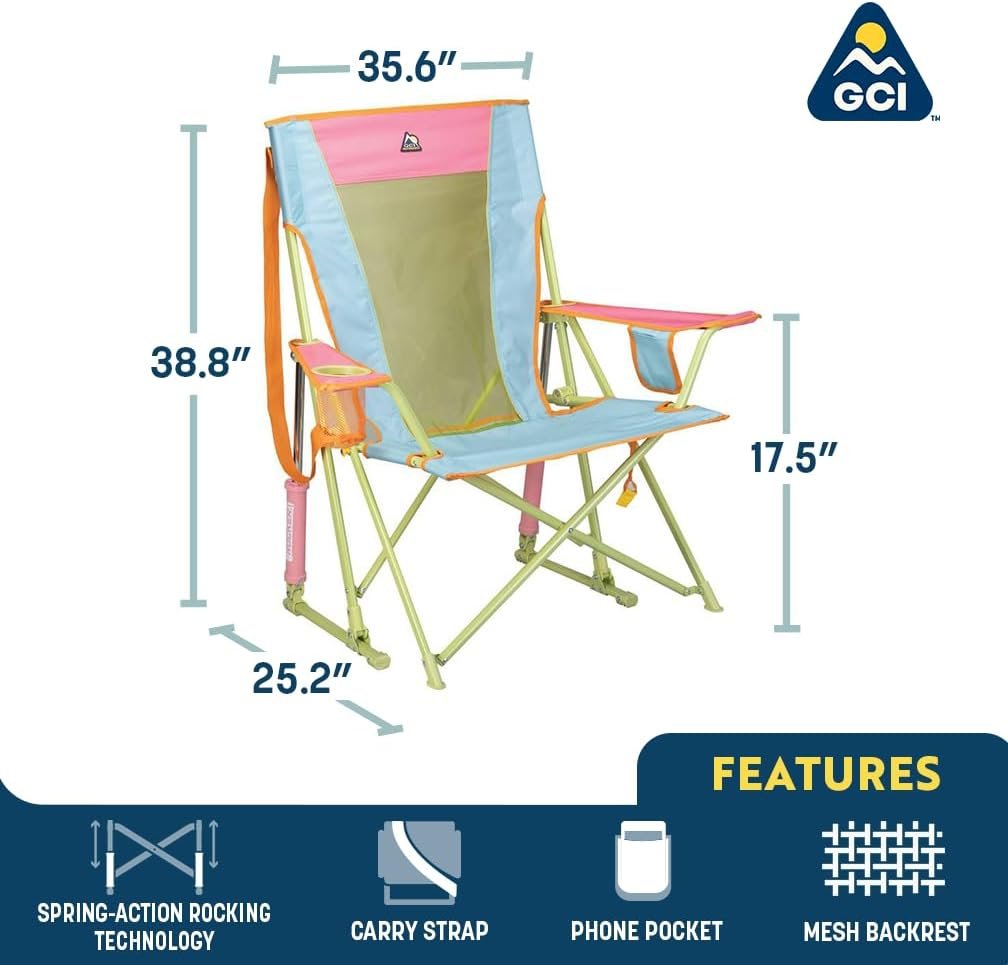 GCI Outdoor Comfort Pro Rocker - Sweet Tea - Image 2
