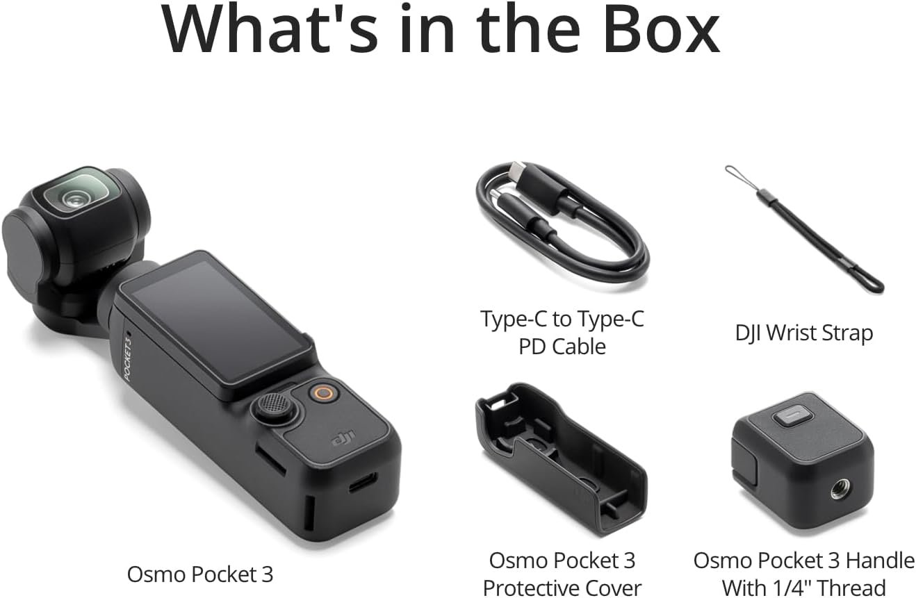 DJI Osmo Pocket 3, Vlogging Camera with 1'' CMOS & 4K/120fps Video | 3-Axis Stabilization, Fast Focusing, Spotlight Follow, 2" Rotatable Touchscreen, Small Video Camera for Photography, Youtube - Image 7