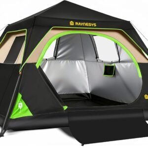 4/6/8 Person Camping Tent,Setup in 60 Seconds,Waterproof,Outdoor Camping | 60-Second Quick Setup,2000-3000mm waterproof tents for camping,Pop Up Tents,Instant Cabin Tents with Portable Carry Bag