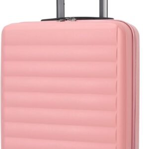 TRIPS EON 20-Inch Carry-On Lightweight Durable Hardside 8-Wheel Spinner Cabin Size Luggage, Ash Rose