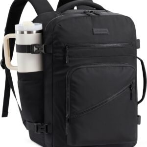 LOVEVOOK 40L Travel Backpack for Women Men, Airline Approved Carry On Luggage, Multi-Pocket TSA Personal Item Bag fits 17 Inch Laptop, Waterproof Weekender Overnight Suitcase Travel Essentials