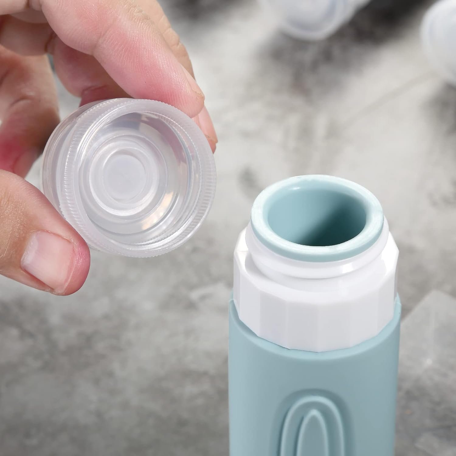 Mrsdry Travel Bottles for Toiletries, Tsa Approved 3oz Travel Size Containers BPA Free Leak Proof Refillable Liquid Silicone Squeezable Travel Accessories for Shampoo Conditioner Lotion (4 Pack) - Image 2