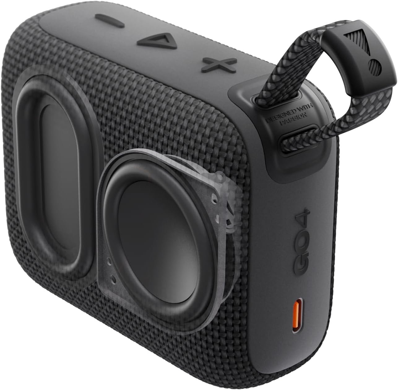 JBL Go 4 - Ultra-Portable, Waterproof and Dustproof Bluetooth Speaker, Big JBL Pro Sound with Punchy bass, 7-Hour Built-in Battery, Made in Part with Recycled Materials (Purple) - Image 4