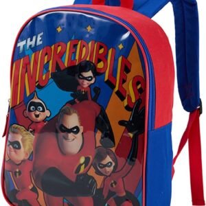 Disney The Incredibles Backpack - Boys Backpack for School | Cute Backpack & School Bag - Backpack for School, Daycare & Travel with Padded Straps, Roomy Zip Compartment & Top Handle