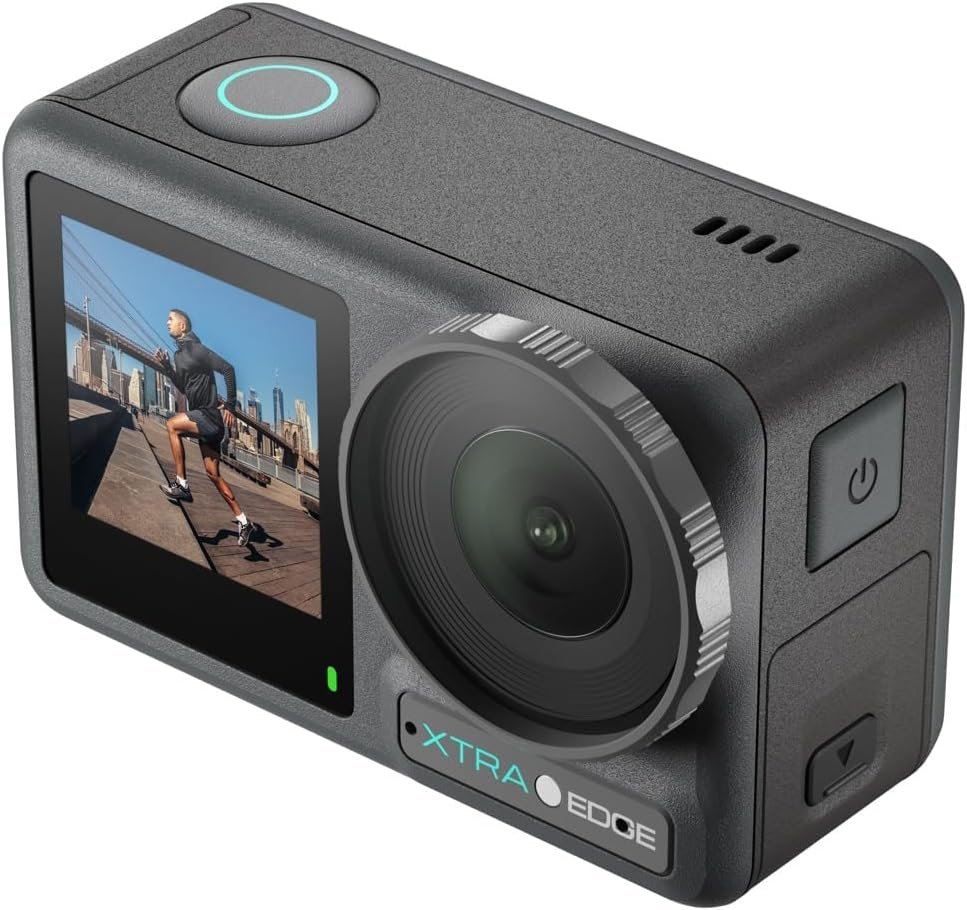 Action Camera, 1/1.3" Sensor & 4K Cinematic Video, Hyper Stabilization, Waterproof Camera to 52 Ft, 3-Hour Battery, Universal Quick Mount, Vlogging Camera for Adventure Photography - Image 8