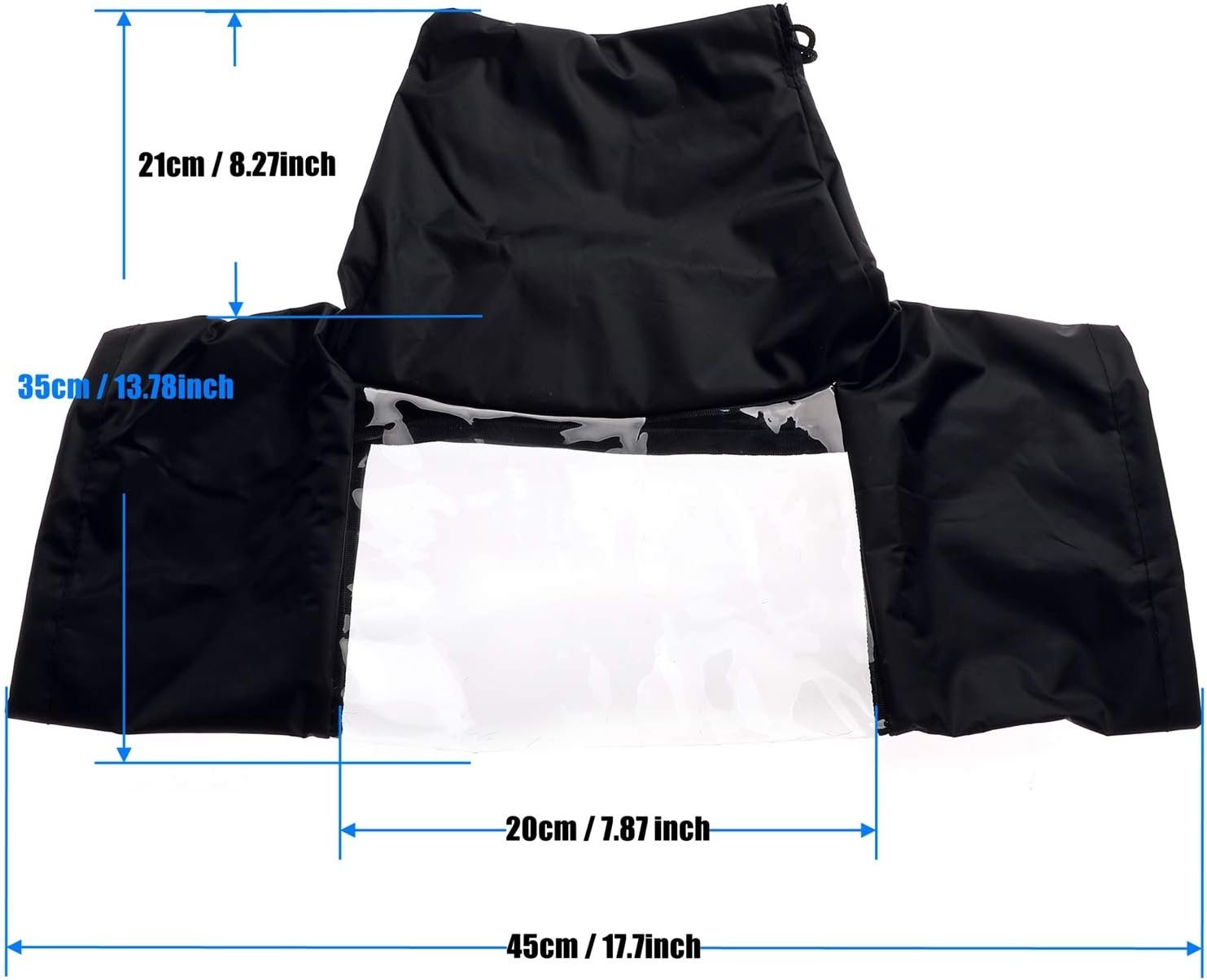 Waterproof Camera Rain Cover Soft Black Camera Rain Lens Covers | Professional Camera Sleeve Weather Protector Lens Jacket Covers for All DSLR SLR Cameras - Image 3