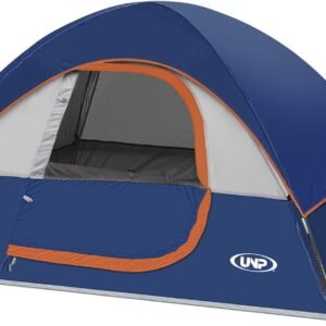 Camping Tent 2-4 Person, Waterproof Windproof Tent with Rainfly Easy Set up-Portable Dome Tents for Camping…