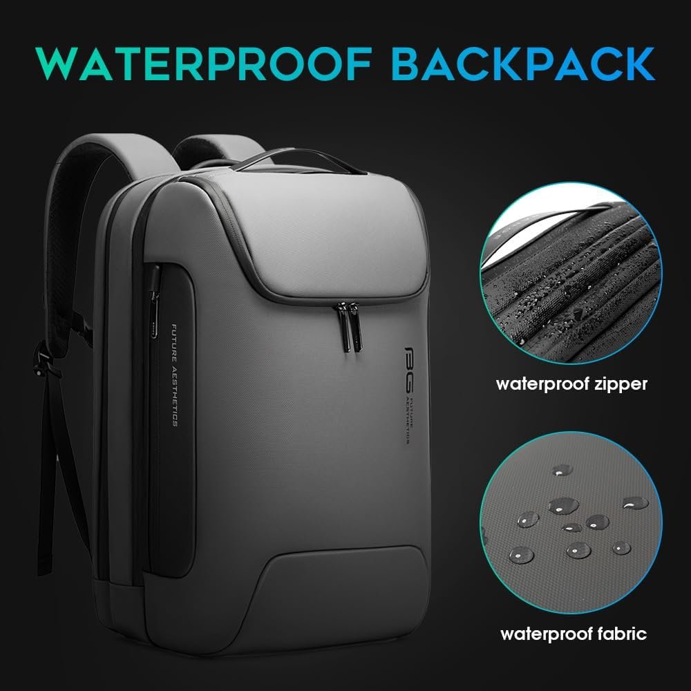 BANGE Anti Theft Backpack With TSA Lock,Waterproof Backpacks With YKK Zipper, High Tech Business Backpack For Men And Women, Laptop Backpack Fits For 17.3 Inch Notebook… - Image 5