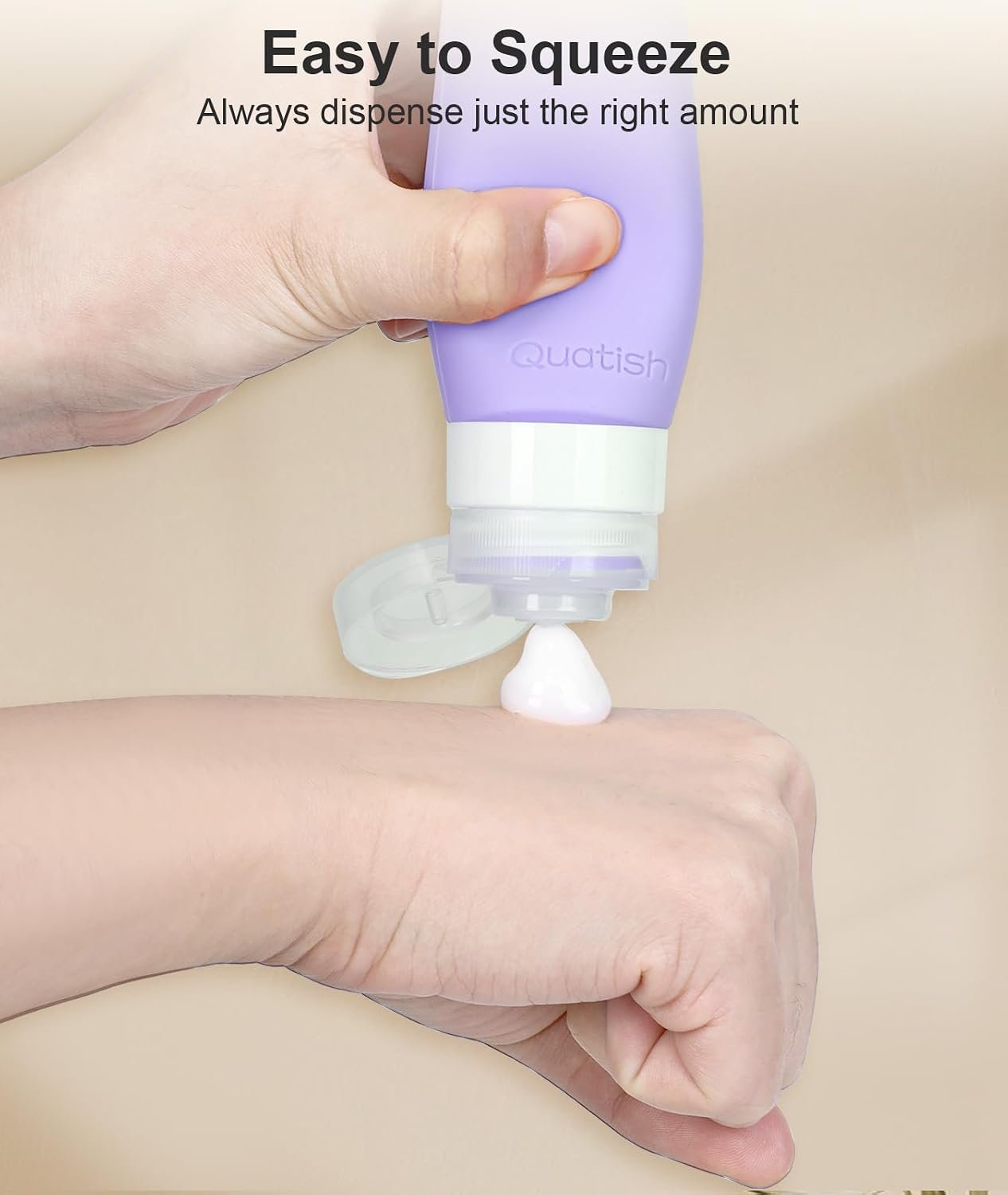 20 Pack Travel Bottles for Toiletries, Original Patented, TSA Approved Travel Size Containers, Leak Proof Silicone Shampoo and Conditioner Bottles Women & Men, Airplane Cruise Essentials, Purple - Image 4