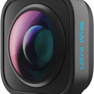 GoPro Ultra Wide Lens Mod (HERO13 Black) - Official GoPro Lens (AAEWAL-021) | Includes protective caps and microfiber cloth for filming, protection and storage