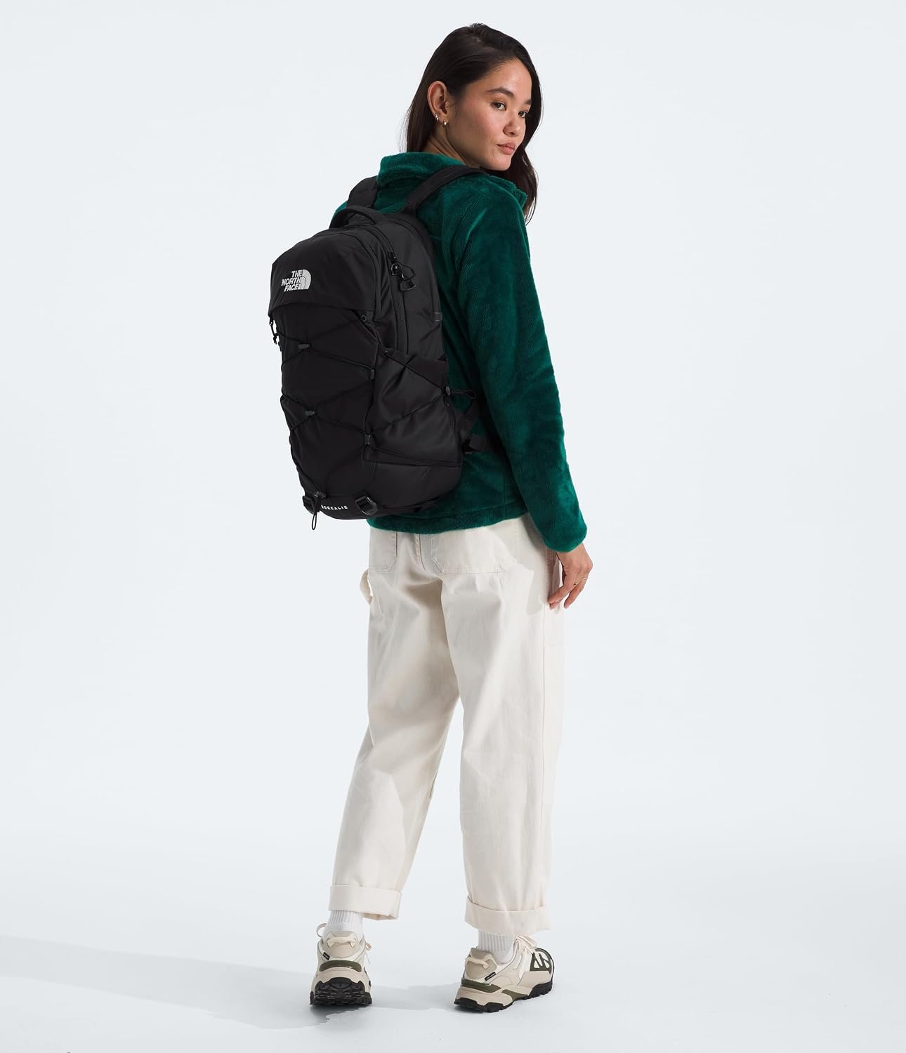 The North Face Borealis Commuter Laptop Backpack, Blk/Blk-NPF, OSFA | Water Repellent, Laptop Sleeve, Large Main Compartment - Image 7