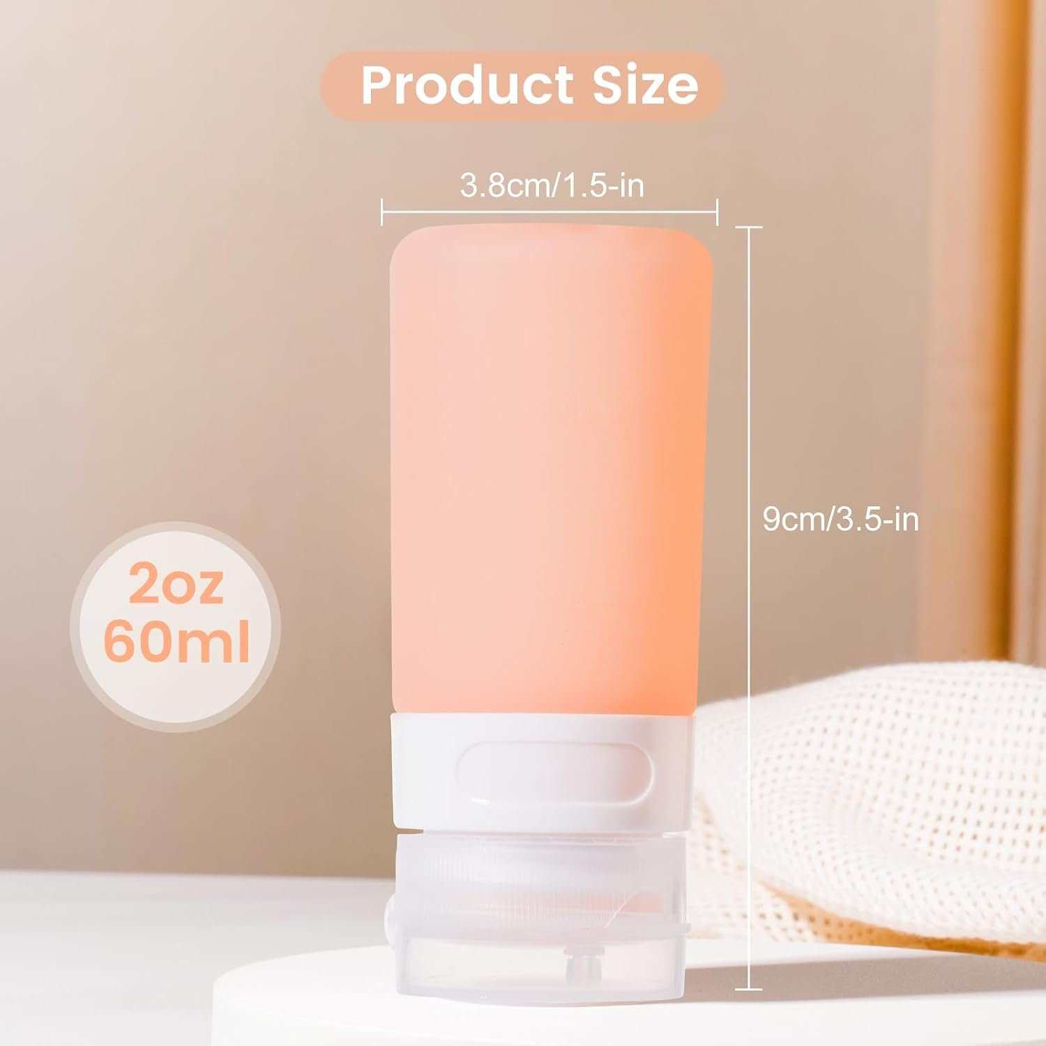 MICEBAY 2 oz Condiment Squeeze Bottles, Leakproof Salad Dressing Container | 4 Pack Silicone Salad Dressing Container to Go with Snack Storage Bag, Sauce Bottles for Lunch Box, Ketchup, Syrup, Candies - Image 7