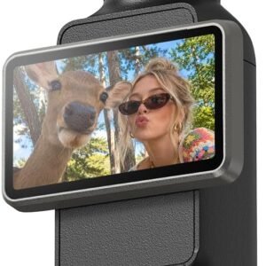 Xtra Muse, Vlogging Camera with 1'' CMOS & 4K/120fps Videos, Pocket Camera with 3-Axis Gimbal Stabilizer, Fast Focusing, Face/Object Tracking, Digital Video Camera for Photography, Digital Camera