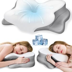 Ergonomic Memory Foam Pillow for Neck Pain Relief for All Sleepers