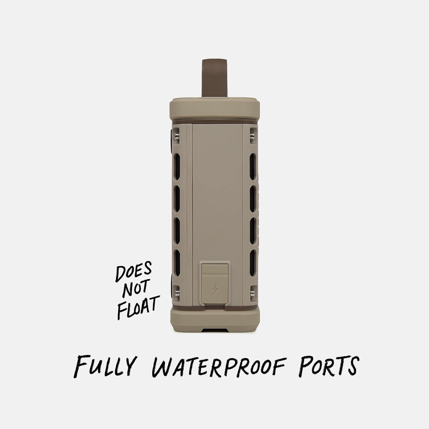 Turtlebox Ranger, Ultra-Portable Bluetooth Speaker, Waterproof, Tan | Built For The Outdoors, Plays to 105dB, IP-67, 12hr+ Battery Life, Magnetic Mounts, Unlimited Pairing for Full Stereo, 2.4lbs - Image 5
