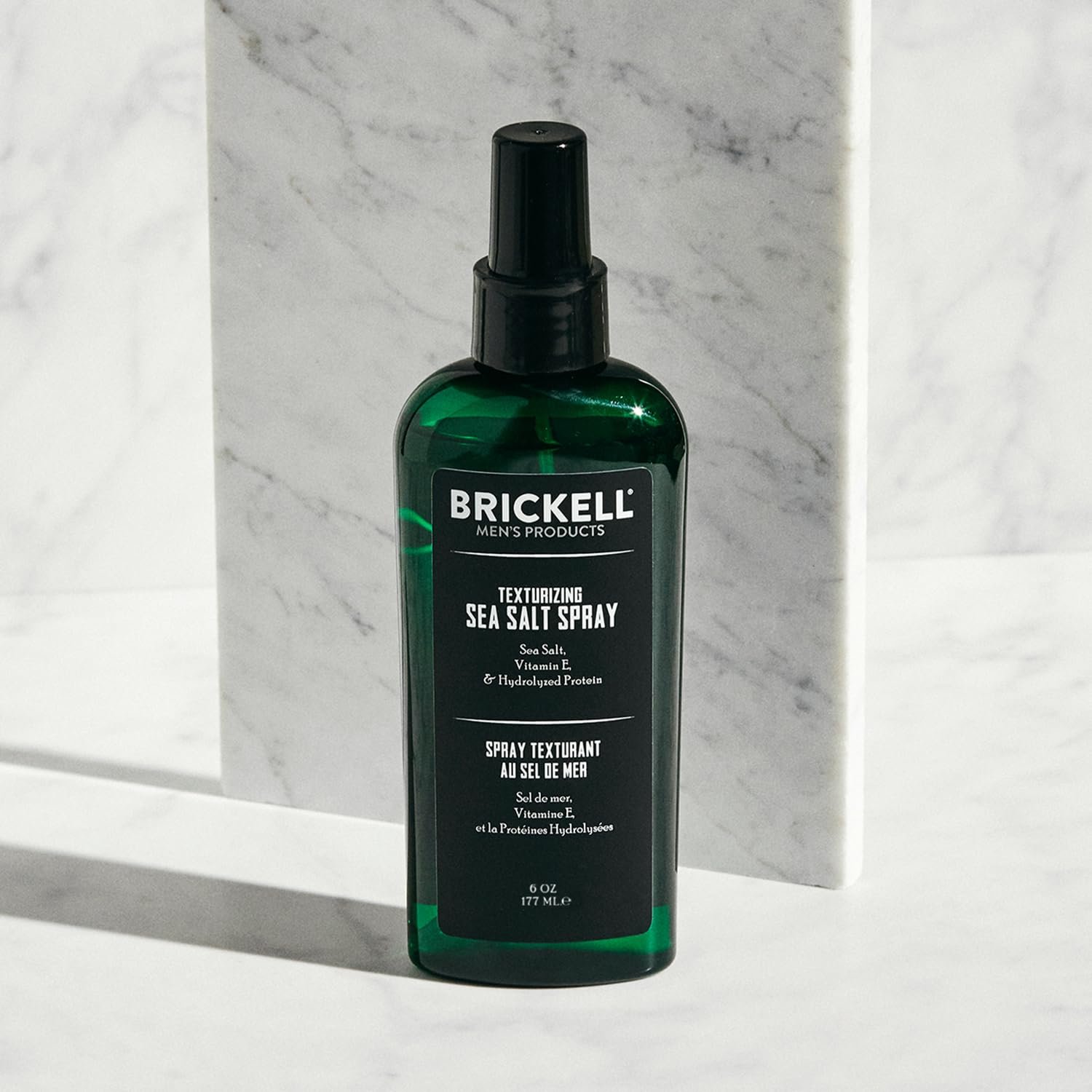 Brickell Men's Texturizing Sea Salt Spray for Men, Alcohol-Free, Lifts & Texturizes Hair for a Beach or Surfer Hair Style, With Sea Salt, Vitamin E & Hydrolyzed Protein, 6 Ounce - Image 3