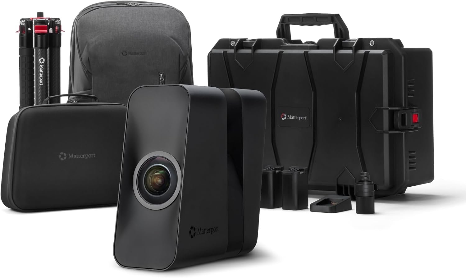 Matterport Pro 3 Performance Kit 3D LiDAR Scanner for 3D Virtual Tours | 360° Views, 4K Photography, High-Accuracy Indoor and Outdoor Space Capture, Up to 100m LiDAR Scanning, Under 20-Second Scans