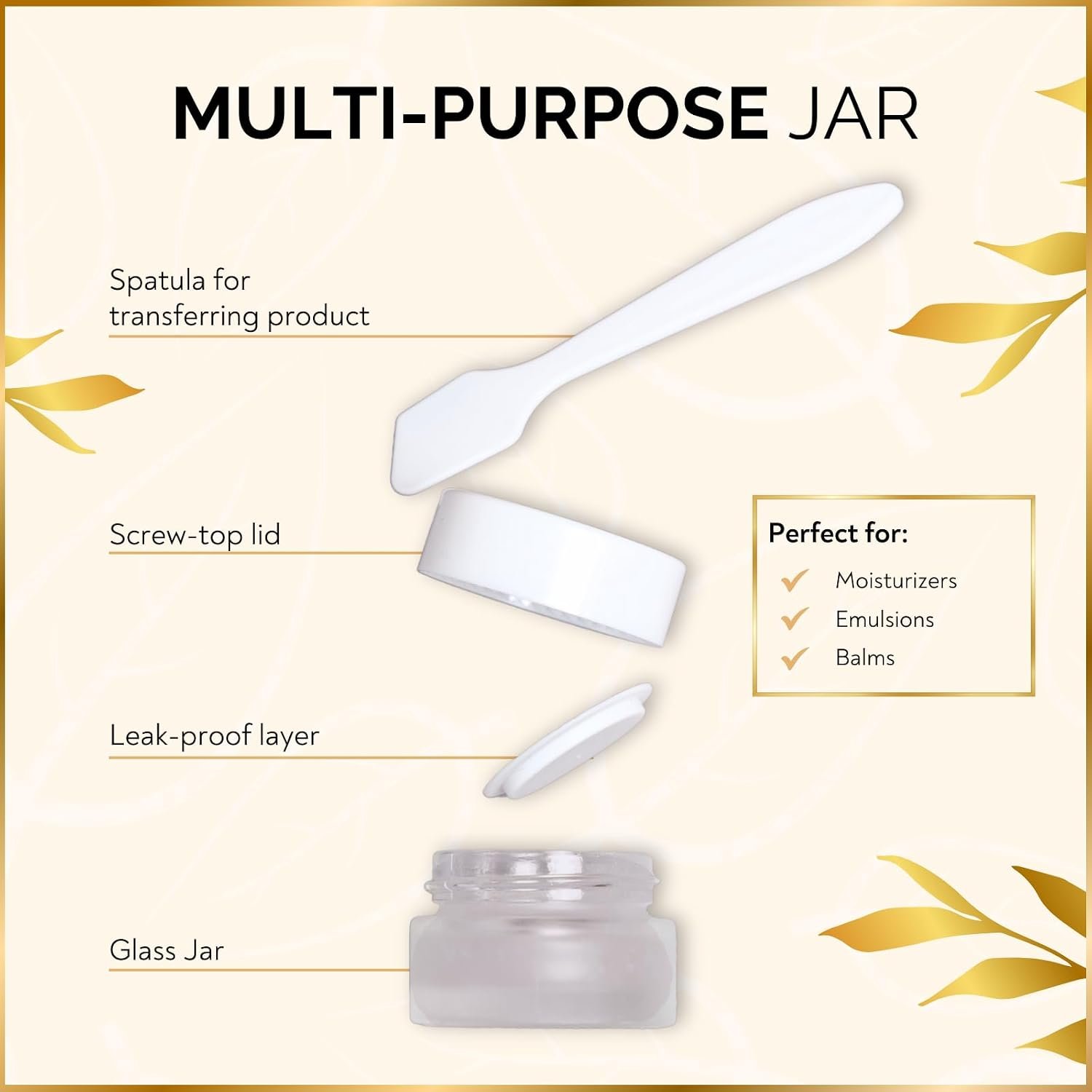 11 Piece Travel Skincare Containers Set - TSA Approved Toiletry Bag & Travel Size Toiletries Bottles - Airless Pump, Dropper Bottles & Travel Size Containers for Serums, Moisturizers, & Oils - Image 2