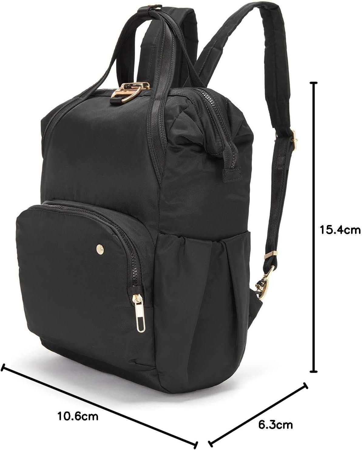 PacSafe Women's Citysafe CX 17L Anti Theft Backpack-Fits 16 inch Laptop, Black, One Size - Image 7