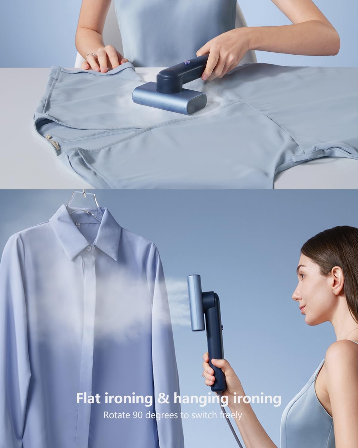 G9 Steam 2-in-1 Professional Handheld Travel Steamer for Clothes, Just 1lbs Lightly, 8 Minutes of Continuous Strong Steam, 1200W Light Steam Iron for travel and home - Image 6