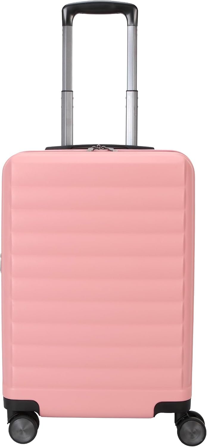 TRIPS EON 20-Inch Carry-On Lightweight Durable Hardside 8-Wheel Spinner Cabin Size Luggage, Ash Rose - Image 2