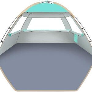 Gorich Beach Tent Sun Shelter for 3/4/6/8/10 Person with UPF 50ďź UV Protection, Lightweight & Easy Setup Beach Shade Canopy, Portable Beach Shade Tent Beach Cabana