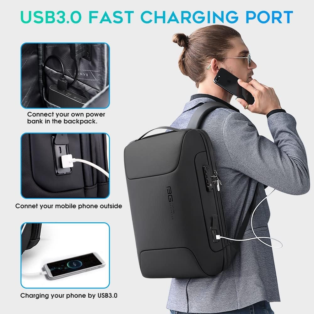 BANGE Tech Laptop Backpack for Men and Women - Image 3