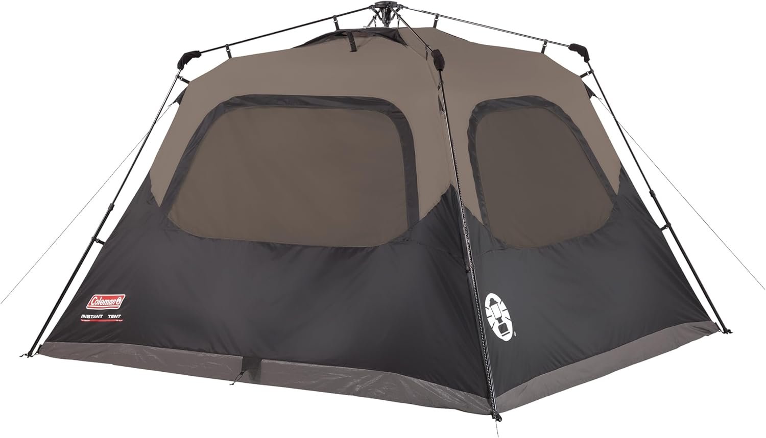 Coleman 4/6/8/10 Person Instant Camping Tent with 1-Minute Setup, Large Family Tent with Pre-Attached Poles, Air Vent, & Carry Bag, Sets Up in About 60 Seconds - Image 2